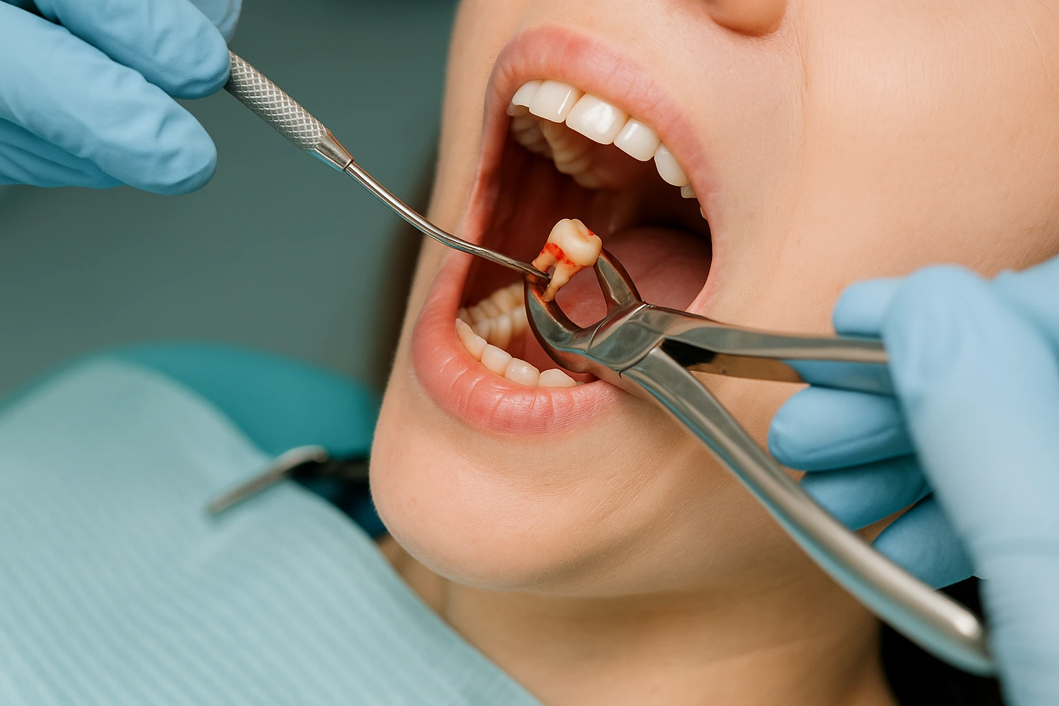 Trekken van tand of kies